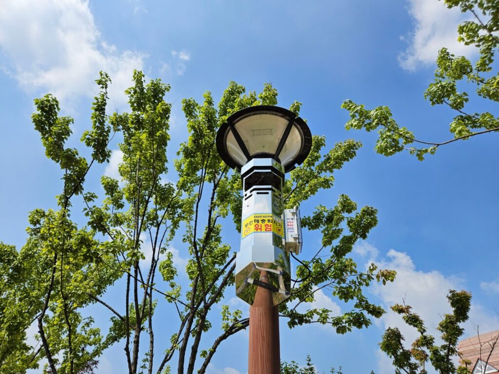야외용 포충기 스마트키퍼 천안시 성성호수공원
