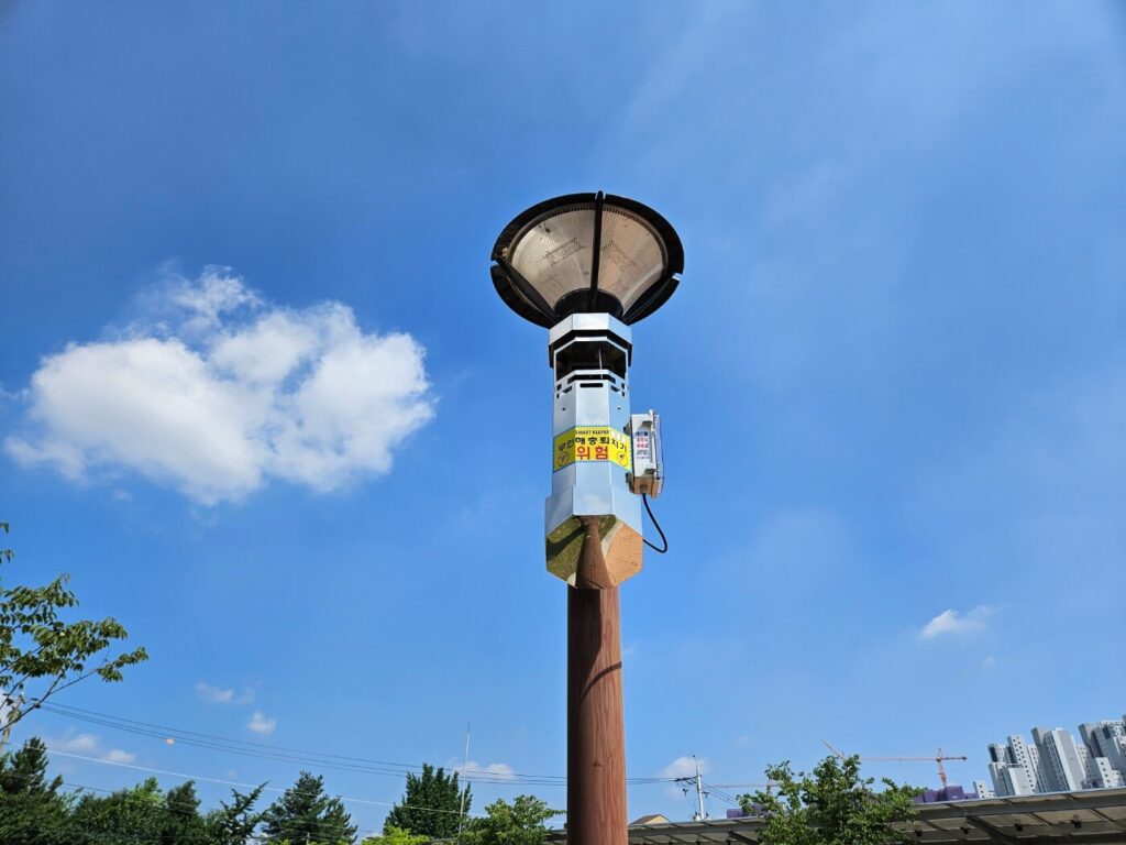 야외용 포충기 스마트키퍼 천안시 성성호수공원